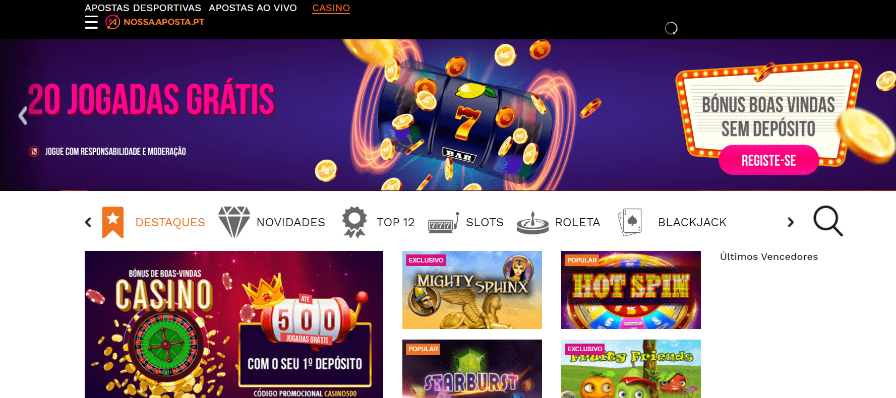 Casinos Online Legais em Portugal